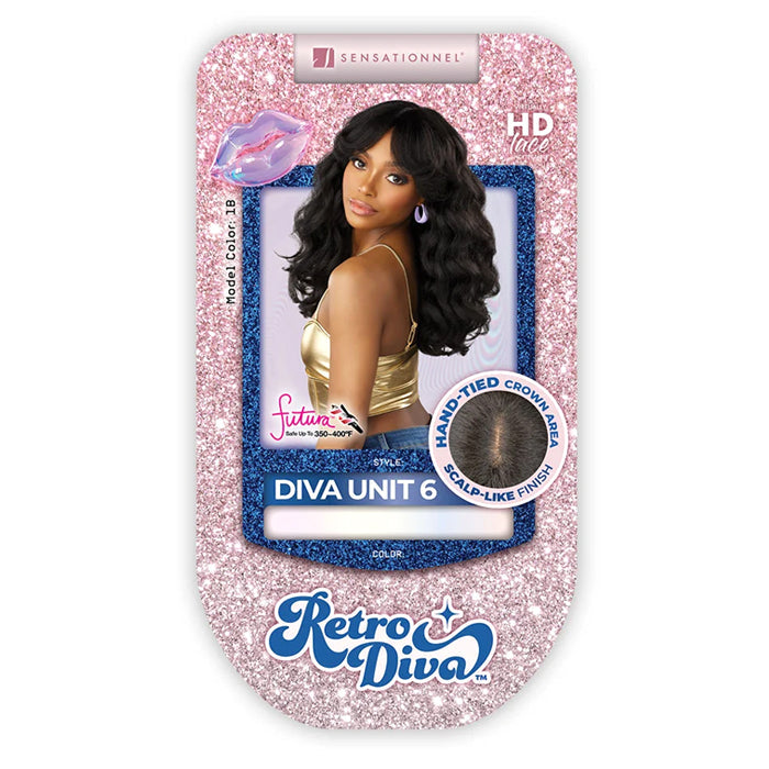 Sensationnel Retro Diva HD Transparent Lace Part Wig - RETRO DIVA UNIT 6