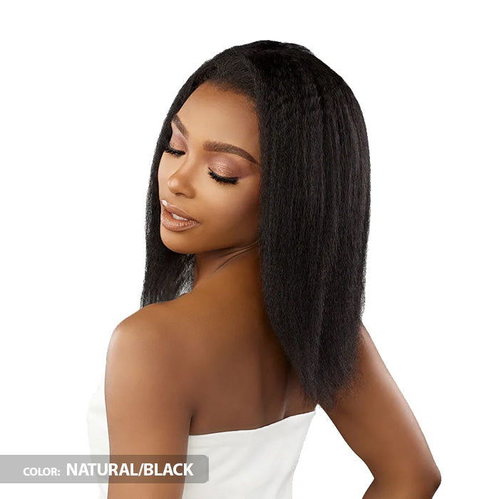 Sensationnel 13A Unprocessed 100% Virgin Human Hair Half Wig - 13A HALF WIG KINKY STRAIGHT 18"