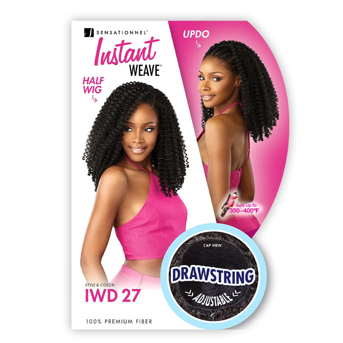 Sensationnel Instant Weave Drawstring Ponytail and Half Wig - IWD 27