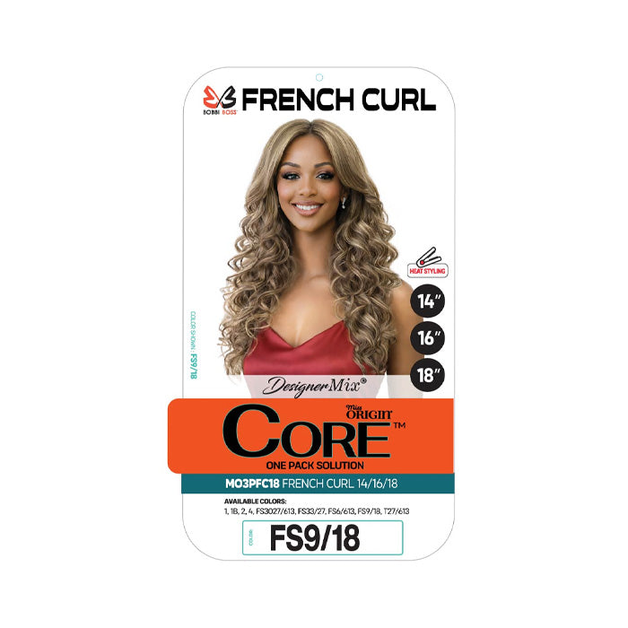 Bobbi Boss Miss Origin Core One Pack 3PCS Weave - CORE FRENCH CURL (14"/16"/18")