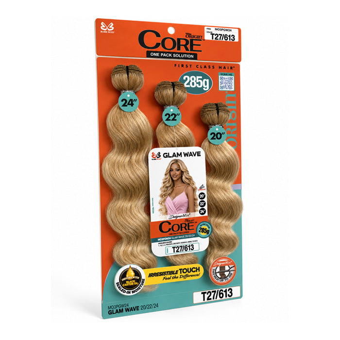 Bobbi Boss Miss Origin Core One Pack 3PCS Weave - GLAM WAVE (20"/22"/24")