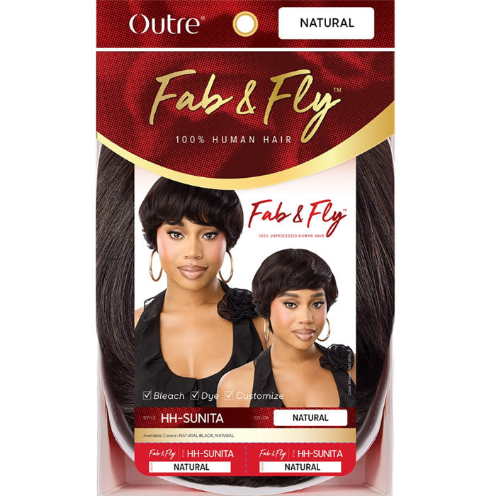 Outre Fab & Fly 100% Unprocessed Human Hair Full Wig - HH-SUNITA