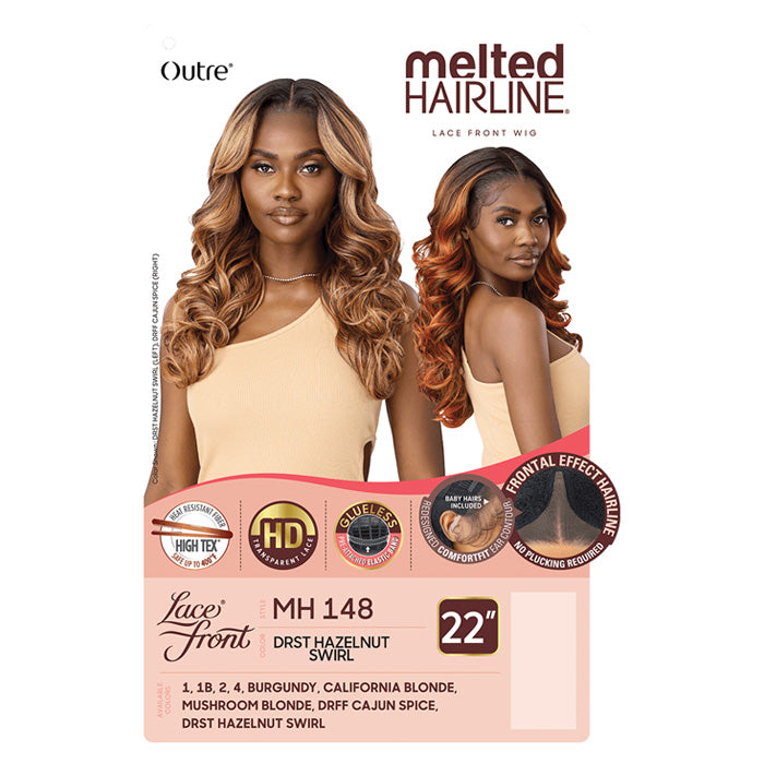 Outre Melted Hairline Glueless HD Transparent Lace Front Wig - MH 148