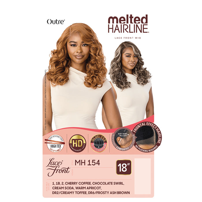 Outre Melted Hairline Glueless HD Transparent Lace Front Wig - MH 154