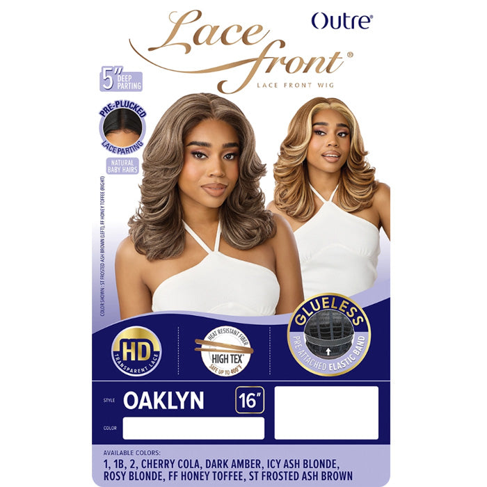 Outre Lace Front Glueless HD Transparent Lace Front Wig - OAKLYN