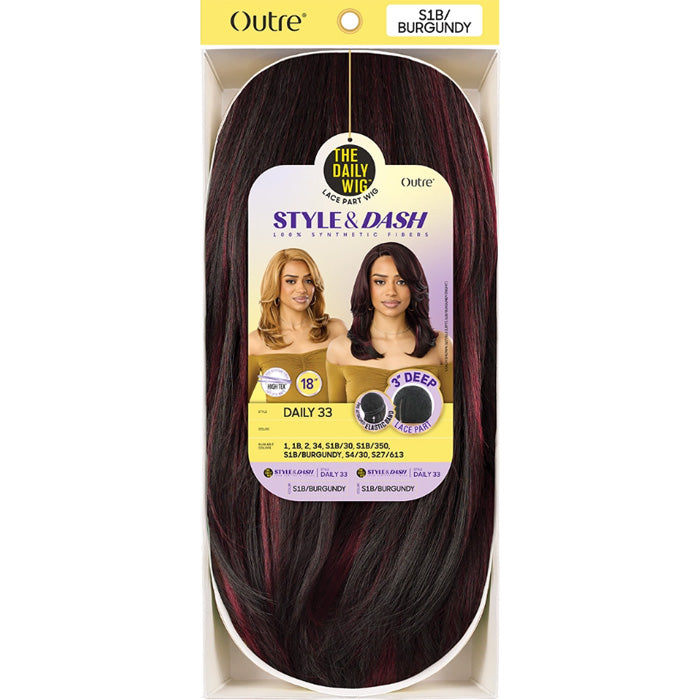 Outre The Daily Wig Style & Dash 3" Deep Lace Part Wig - DAILY 33