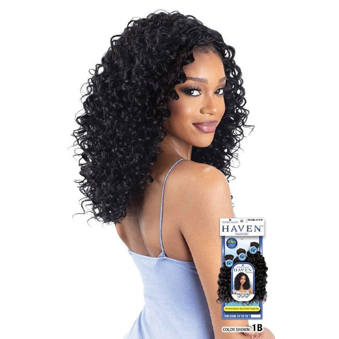 Shake N Go Haven Weave - TIKI CURL 3PCS 14/16/18" (Multi Pack)