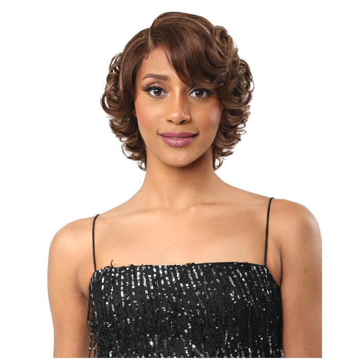 Vanessa 100% Brazilian Human Hair Swissilk J-Part Lace Front Wig - TJH ZYRA