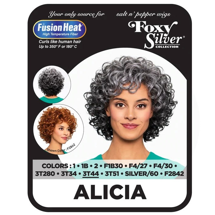 Foxy Silver Collection Fusion Heat Synthetic Wig - ALICIA