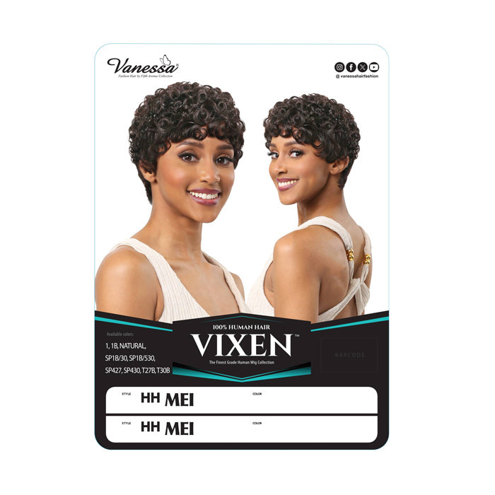 Vanessa Vixen 100% Human Hair Full Wig - HH MEI