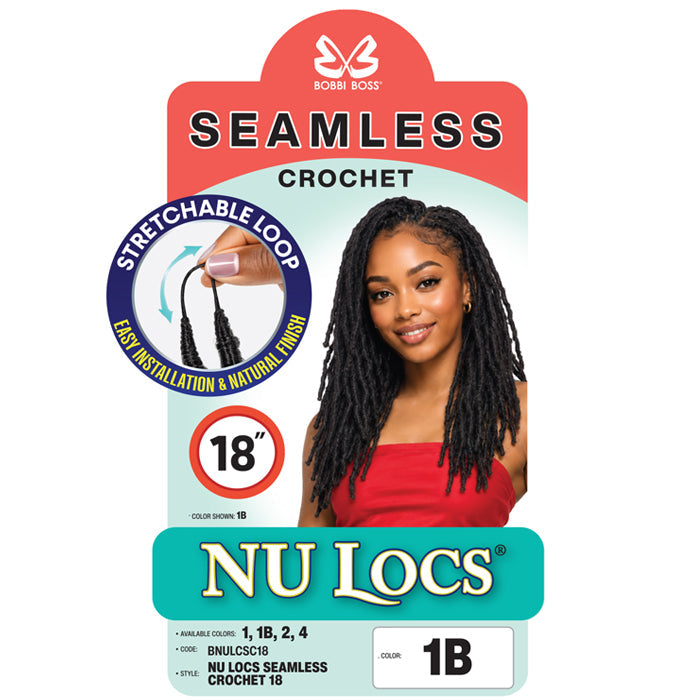 Bobbi Boss Seamless Crochet Braids - NU LOCS SEAMLESS CROCHET 18"