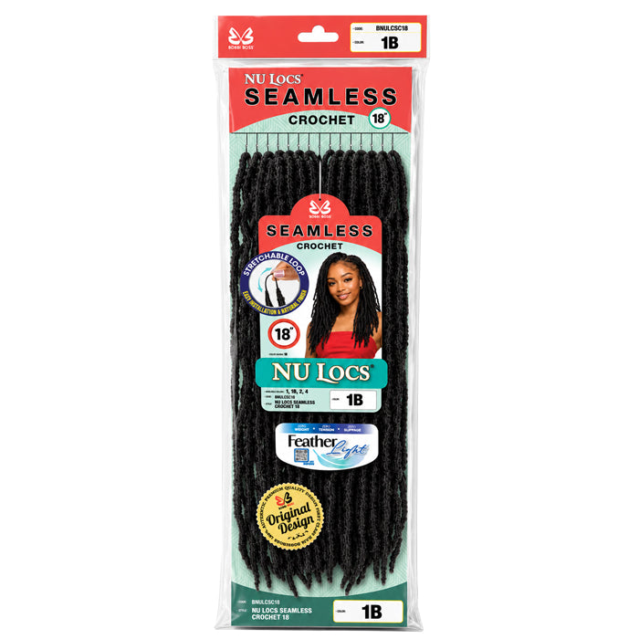 Bobbi Boss Seamless Crochet Braids - NU LOCS SEAMLESS CROCHET 18"