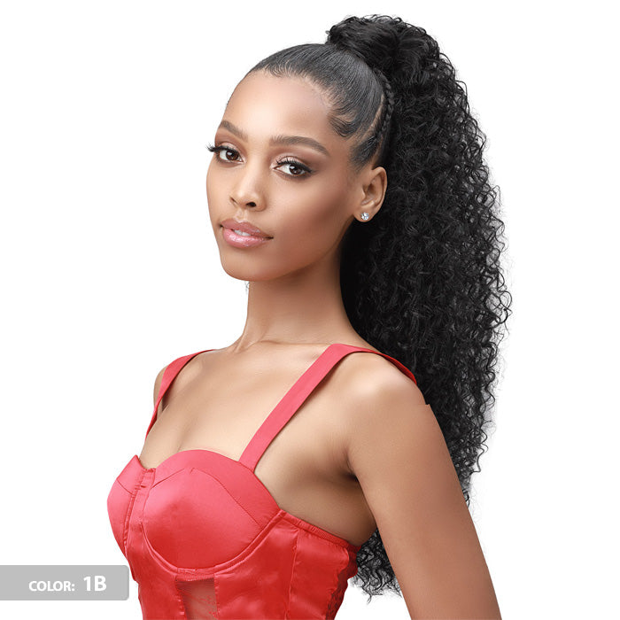 Bobbi Boss Up Pony Series Ponytail - BOSS UP NATURAL JERRY CURL 24"