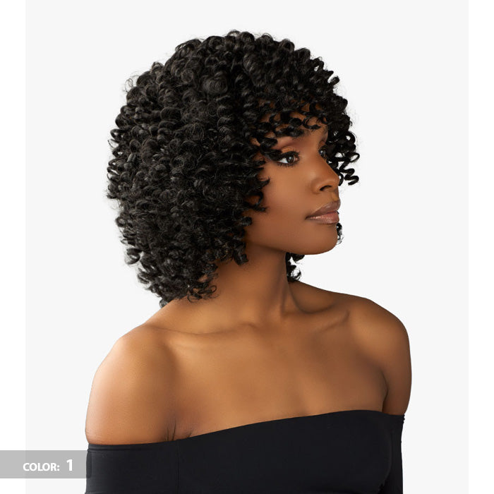 Sensationnel ModCut Human Hair Blend Weave - MODCUT SPIRAL CURL 10S