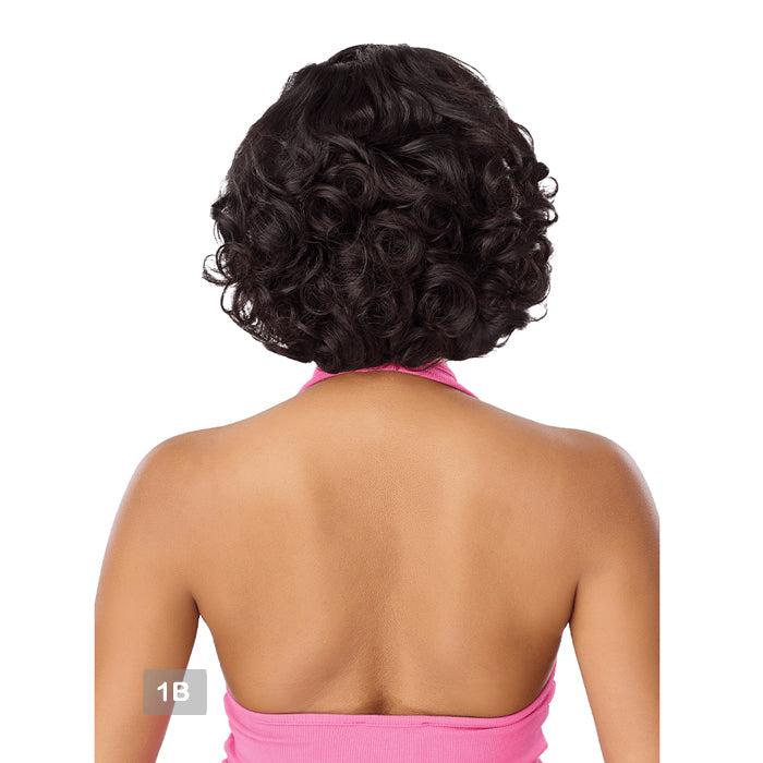 Outre Premium Duby Dazzle 100% Human Hair Glueless 13x4 Lace Frontal Wig - HH-ROSE CURLS 10