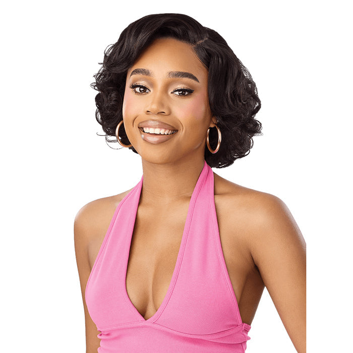 Outre Premium Duby Dazzle 100% Human Hair Glueless 13x4 Lace Frontal Wig - HH-ROSE CURLS 10