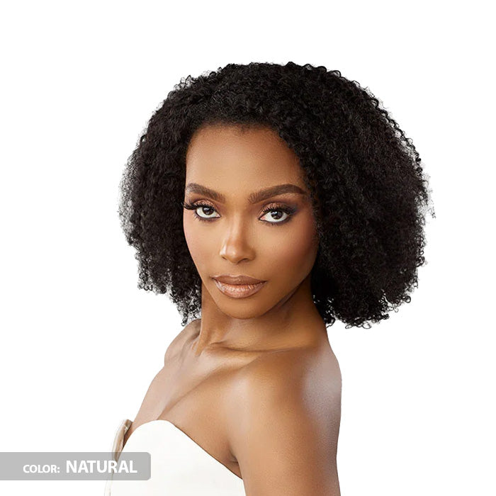 Sensationnel 13A Unprocessed 100% Virgin Human Hair Half Wig - 13A HALF WIG KINKY BURMESE CURL 14"