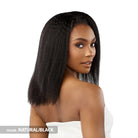 Sensationnel 13A Unprocessed 100% Virgin Human Hair Half Wig - 13A HALF WIG KINKY STRAIGHT 18"