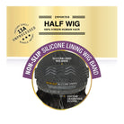 Sensationnel 13A Unprocessed 100% Virgin Human Hair Half Wig - 13A HALF WIG KINKY STRAIGHT 18"