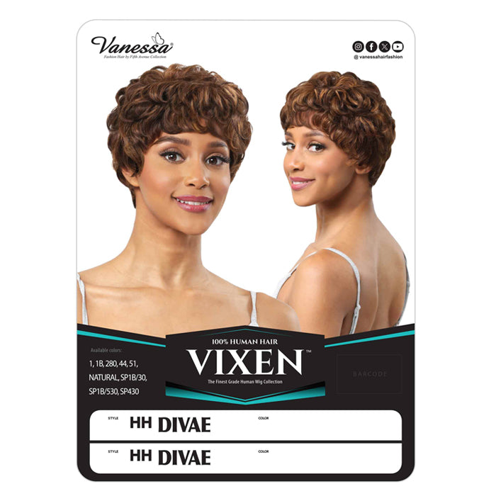 Vanessa Vixen 100% Human Hair Full Wig - HH DIVAE