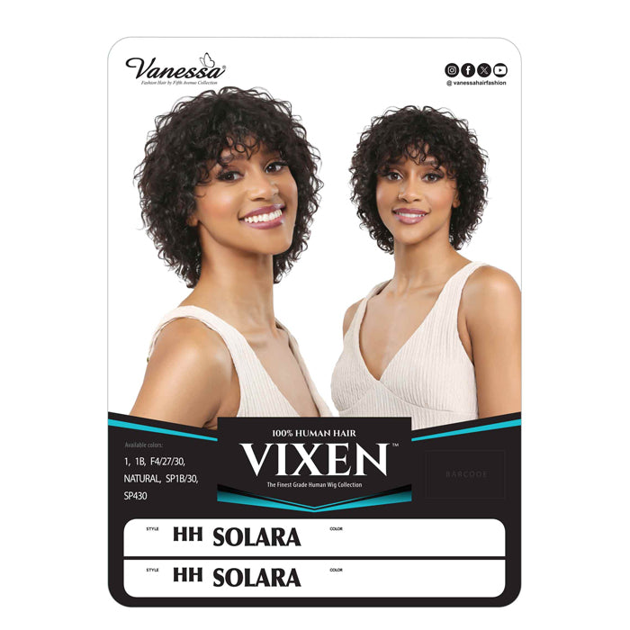 Vanessa Vixen 100% Human Hair Full Wig - HH SOLARA