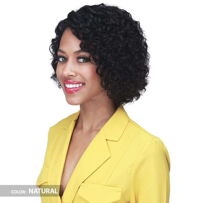 Bobbi Boss 100% Unprocessed Human Hair HD 4" Deep Lace Part Wig- MHLF653 HARRIET