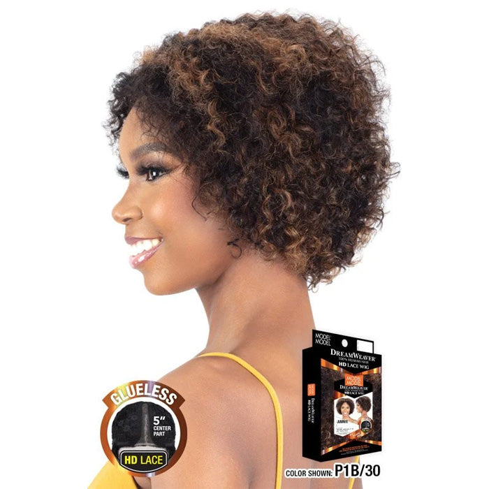 Model Model Dream Weaver Glueless 100% Human Hair HD Lace Wig - ANNIE