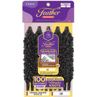 Outre Purple Pack Brazilian Bundle Feather Crochet Human Hair Blend Weave - ORIGINAL BURMESE WAVE 18"
