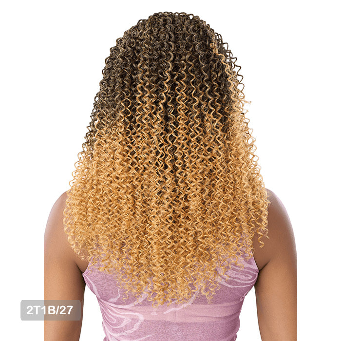 Outre Purple Pack Brazilian Human Hair Blend - Feather Crochet Waterwave 18"