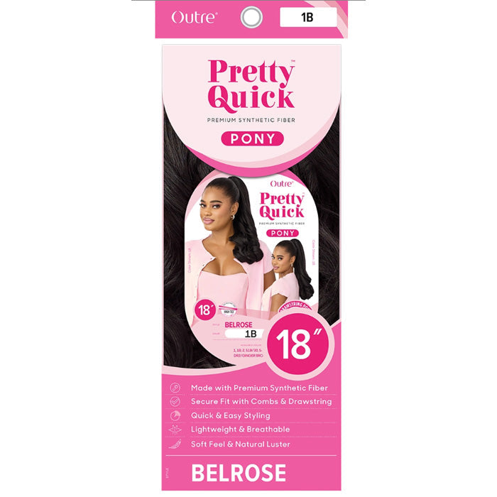 Outre Pretty Quick Drawstring Ponytail - BELROSE