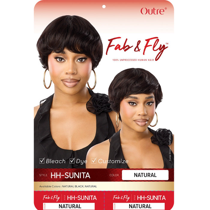 Outre Fab & Fly 100% Unprocessed Human Hair Full Wig - HH-SUNITA