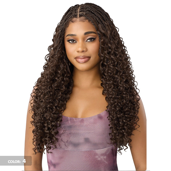 Outre Airtied 100% Fully Hand-Tied Glueless 13X6 HD Lace Front Wig - BOHO PASSION BOX BRAIDS 24"