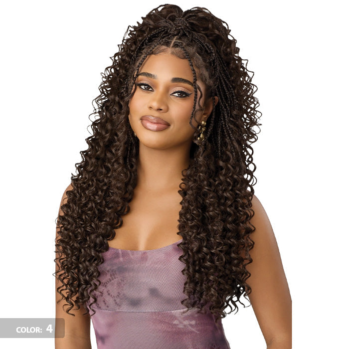 Outre Airtied 100% Fully Hand-Tied Glueless 13X6 HD Lace Front Wig - BOHO PASSION BOX BRAIDS 24"