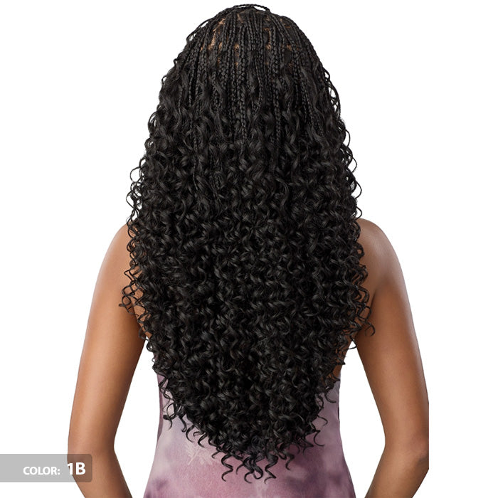 Outre Airtied 100% Fully Hand-Tied Glueless 13X6 HD Lace Front Wig - BOHO PASSION BOX BRAIDS 24"