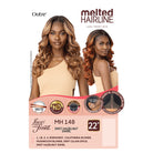 Outre Melted Hairline Glueless HD Transparent Lace Front Wig - MH 148