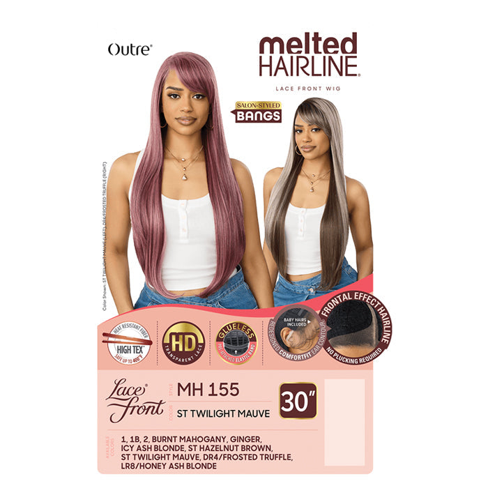 Outre Melted Hairline Glueless HD Transparent Lace Front Wig - MH 155