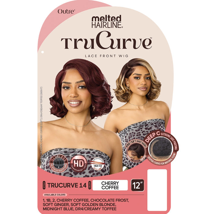 Outre Melted Hairline TruCurve Glueless HD Transparent Lace Front Wig - TRUCURVE 14