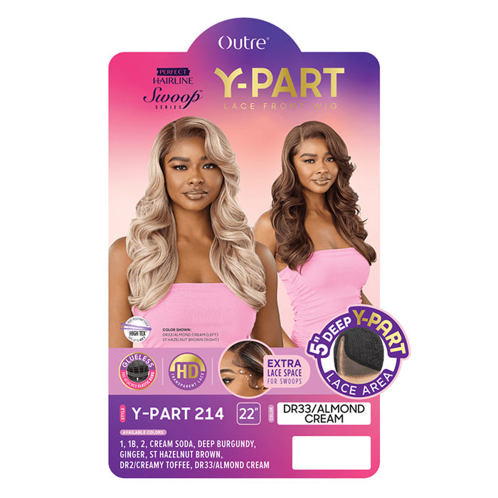 Outre Perfect Hairline Swoop Series Y-PART Glueless 13x4 HD Transparent Lace Front - Y-PART 214