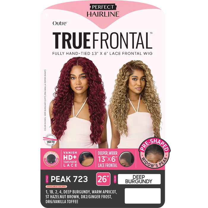 Outre True Frontal Perfect Hairline Glueless 13x6 HD Transparent Lace Frontal Wig - PEAK 723