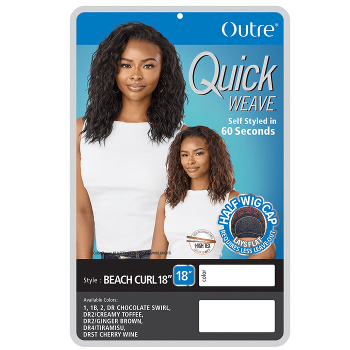 Outre Quick Weave Half Wig - BEACH CURL 18"