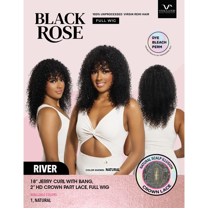 Vivica A Fox Black Rose 100% Unprocessed Virgin Remi Hair Full Wig - RIVER
