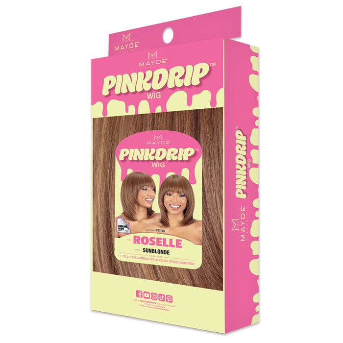 Mayde Pink Drip Wig - ROSELLE