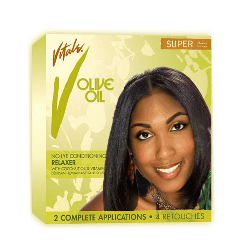 Vitale Olive Oil Relaxer No Lye 2 Complete Application SUPER