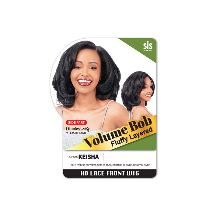 Zury Sis Glueless HD Lace Front Wig – LF-V BOB KEISHA